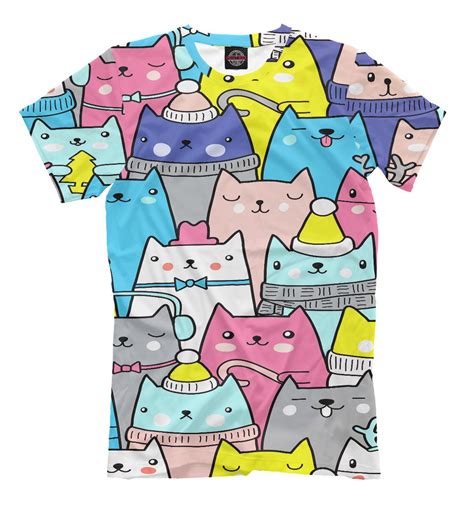 Футболка с принтом «Котики» | Kids rugs, Kids, Character