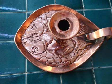 Antiques Atlas Arts And Crafts Fish Candle Holder Newlyn