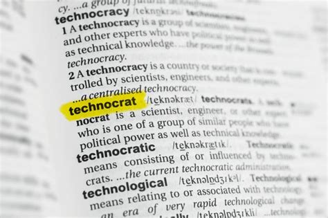 Highlighted English Word & X22;technocrat& X22; and Its Definition at ... 