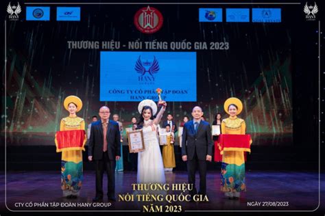 Hany Group Top 10 Thương Hiệu Nổi Tiếng Quốc Gia 2023