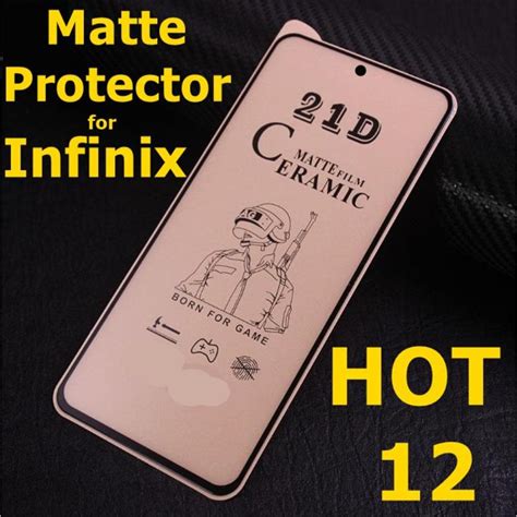 Infinix Hot Hot Play Matte Ceramic Sheet Protector For Gaming Unbreakable Matte