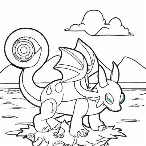 10 Desenhos De Pokémon Kingdra Para Imprimir E Colorir