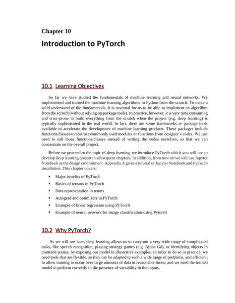 PDF Introduction To PyTorch UTRGV DOKUMEN TIPS