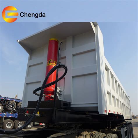 high quality  ton hydraulic dump utility trailer china tipping