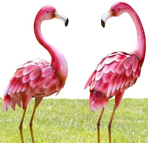 Flamingo Yard Art