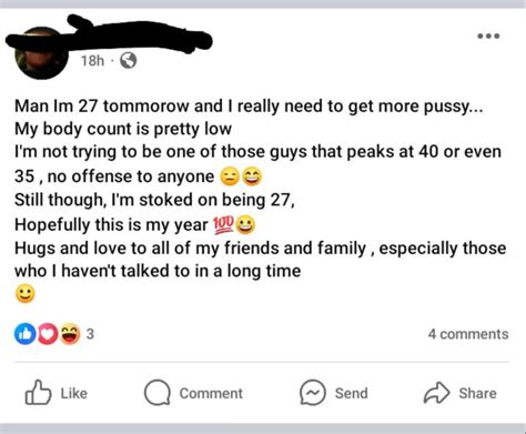 What No Bday Sex Does To A Mfkr R Sadcringe