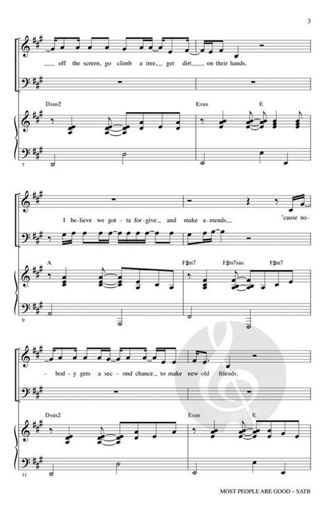 Most People Are Good Von Luke Bryan Noten Für Gemischten Chor