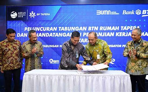 Bank BTN Dan BP Tapera Wujudkan Pekerja Informal Punya Rumah