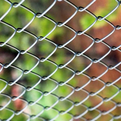 Galvanized GI Chain Link Fencing Mesh 50 X 50 Mm Wire Diameter 2mm