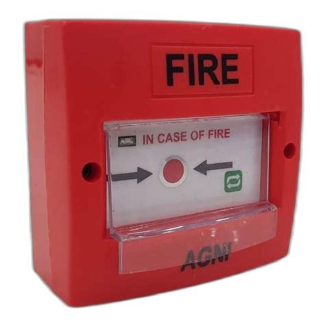 Plastic Red Agni Fire Alarm Model Name Number Mcp At Best Price In Kalyan