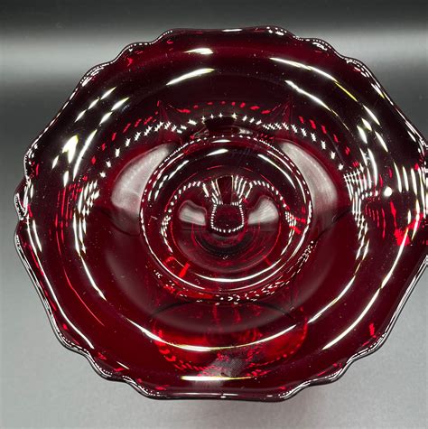 Cambridge Art Deco Statuesque Nude Stem Flared Compote Etsy