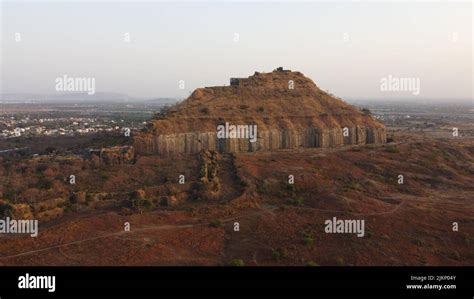 A Scenic Aerial View Of Devgiri Fort India Stock Photo Alamy