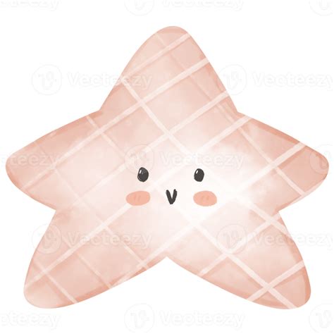 Cute Star Watercolor 13519888 Png