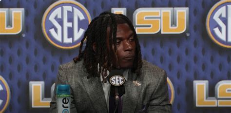 Full Video Lsu Linebacker Harold Perkins At Sec Football Media Days 2024 Tiger Rag