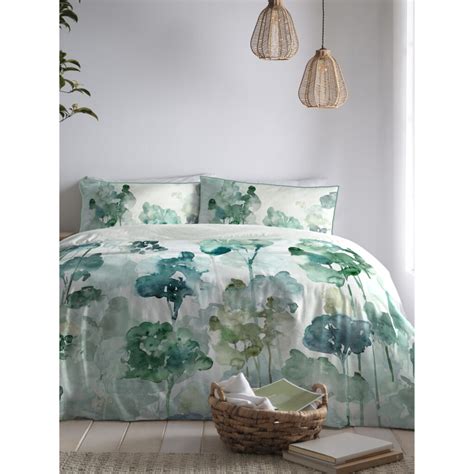 Malia Duvet Cover Set Green H Monk Sons