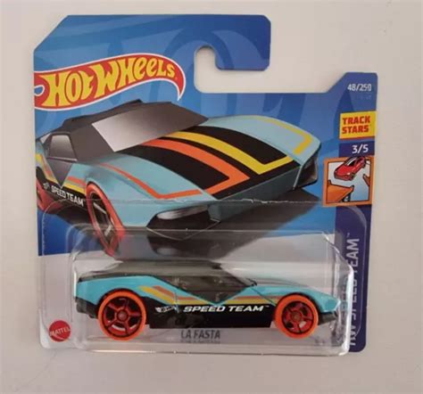 NEW HOT WHEELS La Fasta Blue With Red Wheels Hw Speed Team PicClick UK