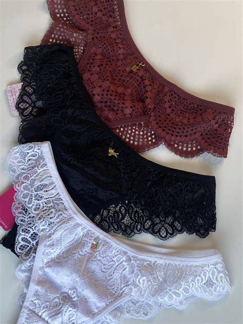 Kit Fio Dental Rendado Lepink Milena Lepink Lingerie