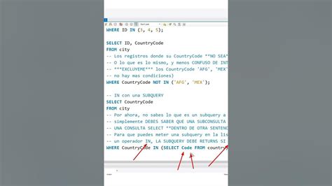 Curso Mysql Desde Cero Subconsultas Subqueries Consultas Select