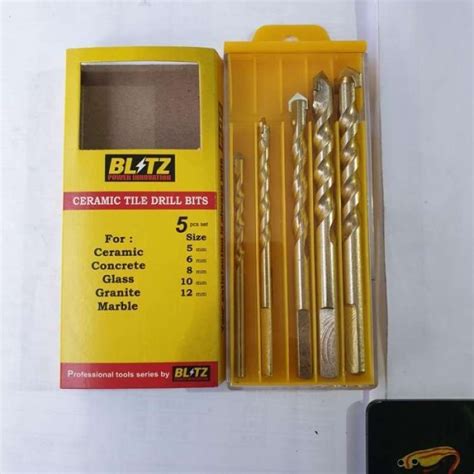 Jual Blitz Mata Bor Keramik Granit Beton Kaca Besi Drill Bit Set Pcs