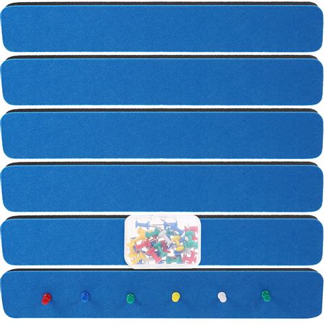 1 Set Of Bulletin Board Strip Classroom Pin Boards Memo Display Felt