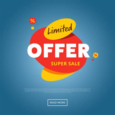 offer logo stock illustrations royalty  vector graphics