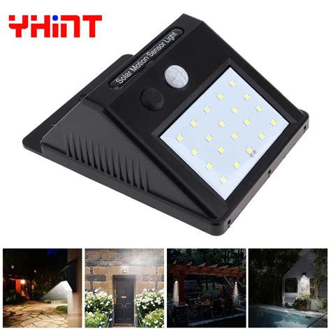 20led Outdoor Solar Sensor LED wall Light, PIR Motion Sensor Detection ...