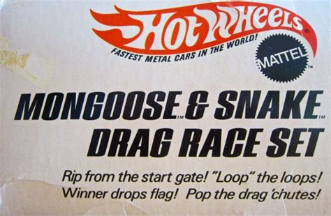 Hot Wheels Mongoose And Snake Drag Race Set Hot Wheels Drag Race Racing