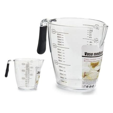 Transparent Polystyrene Measuring Jug 900 Ml Brycus