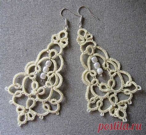 Серьги фриволите фото: 5 тыс изображений найдено в Яндекс.Картинках ...