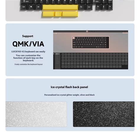 Weikav Lucky V Aluminum Wireless Mechanical Keyboard Hot Swappable Rgb Gasket Custom