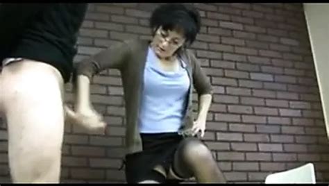 Guy Jerking In Front Of Two MILFs Glasses Porn XHamster