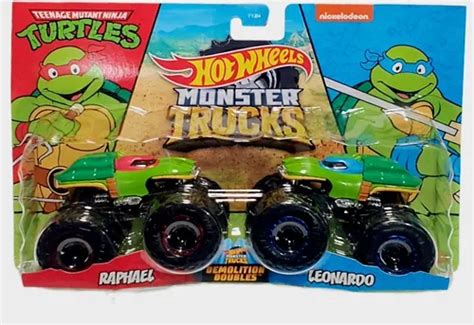 Hot Wheels Juguete Monster Trucks Tortugas Ninja Env O Gratis