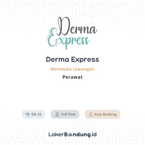 Loker Terbaru Di Derma Express 2024 Karirglobal Id