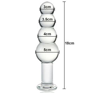 Sxovo Plug Anale Per Masturbazione In Vetro Dildo Di Cristallo Perline Anali Plug Anale Per