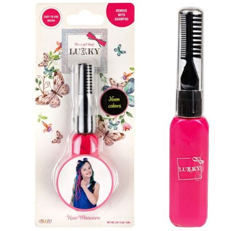 Тушь для волос LUKKY, неоновые цвета: розовый - купить с доставкой по ...