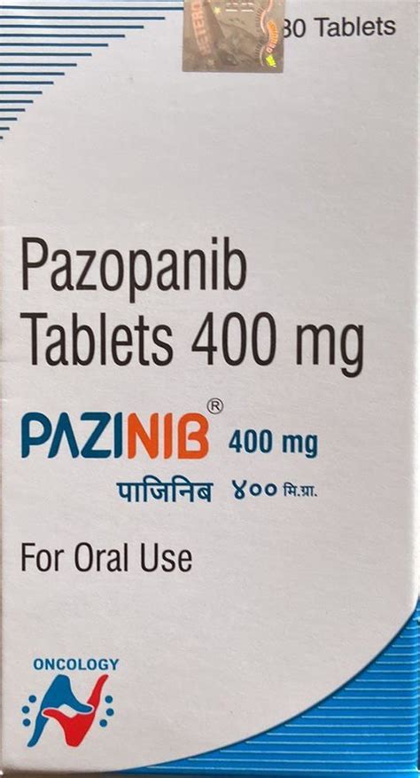 Pazinib Mg Tablets At Rs Bottle Pazopanib Tablets In New