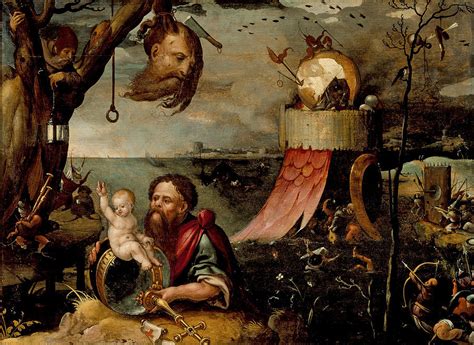 Saint Christopher And The Christ Child Painting By Jan Mandijn Fine