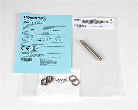 DW-AS-714-M8-001 | Inductive Proximity Sensor: 8mm diameter, 6mm range ...