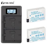 Palo Pcs Canon Lp E Fully Decoded Lithium Ion Batteries With Lcd