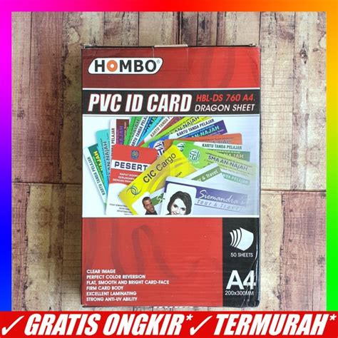 Jual Kertas Pvc Bahan Id Card Instan White Putih Shopee Indonesia