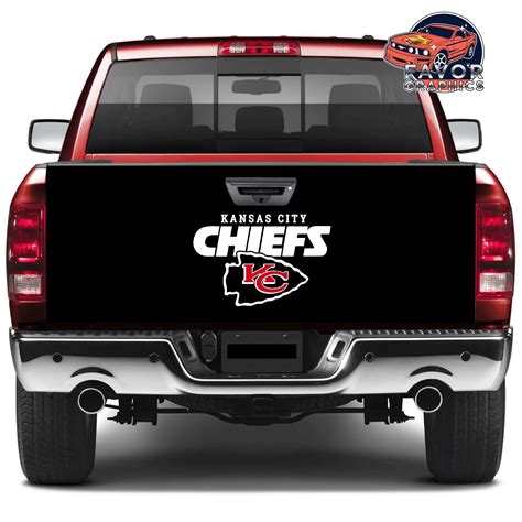 Kansas City Chiefs Tailgate Wraps For Trucks SUV Vinyl Wrap – Favor