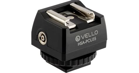 Vello Universal Hot Shoe Adapter With 3 5mm Mini Phono HSA PCU35