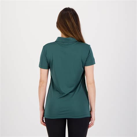 Polo Palmeiras Effect Logo II Feminina Verde FutFanatics