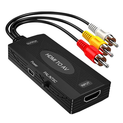 Адаптер, JESWO, HDMI/RCA, черен - eMAG.bg