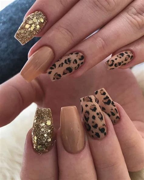 Pin By Rosa María Quintana On Arte De Uñas Leopard Print Nails