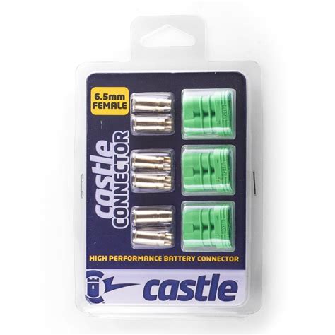 Castle CC Connector Fêmea 6 5 mm Multi Pack Polarizado 011