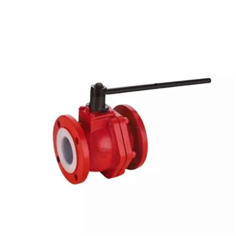 Ts Flow 100 Mm Wcb Wcb Flanged Ends Fep Lined Plug Valve Class 150 At