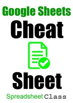 Google Sheets Tips