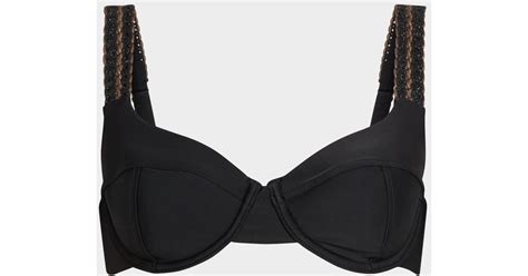 Ramy Brook Iryna Bikini Top In Black Lyst