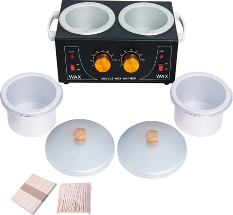 Amazon Upgraded Double Pot Wax Heater Warmer Machine Professional Salon Hot Paraffin Wax